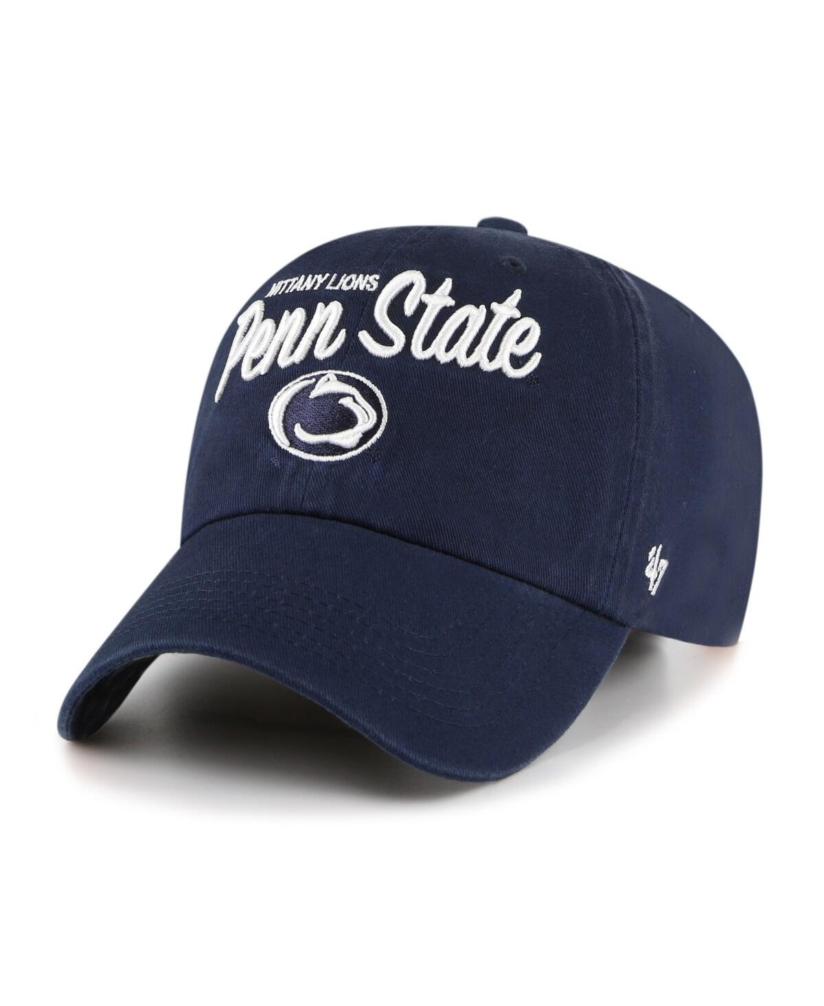 47 Brand Women's ' Navy Penn State Nittany Lions Phoebe Clean Up Adjustable Hat In Navy