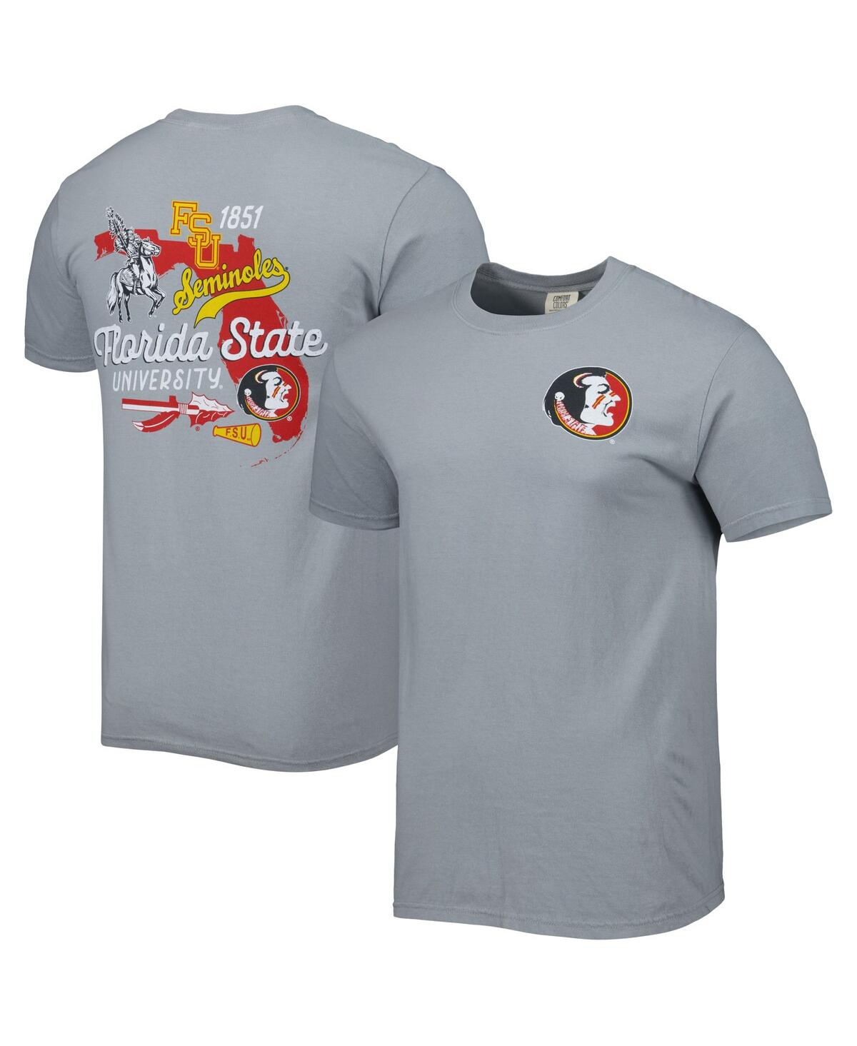 Shop Image One Men's Graphite Florida State Seminoles Vault State Comfort T-shirt