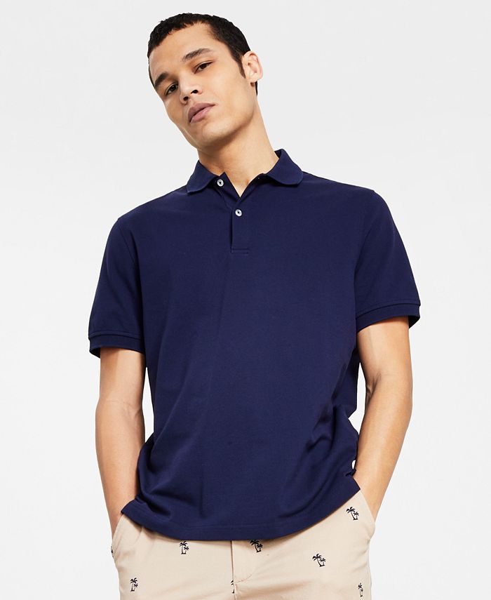 Club Room Men's Classic Fit Performance Stretch Polo, Created for Macy's -  Macy's