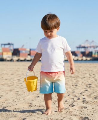 Toddler Boys Swim Trunks with Mesh Liner UPF 50+