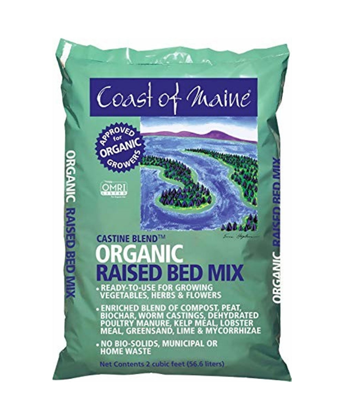 Castine Blend, Organic Raised Bed Mix, 2 cu ft - Multi