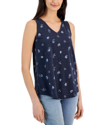 Style & Co - Women's Paisley Floral Printed Tank Top