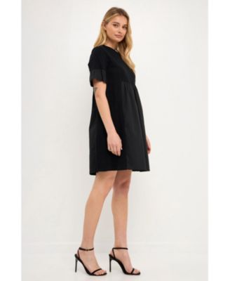 Women's Solid Mini Dress