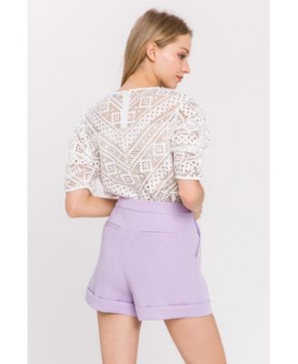 Women's Tailored Basic Shorts