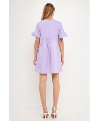 Women's Solid Mini Dress