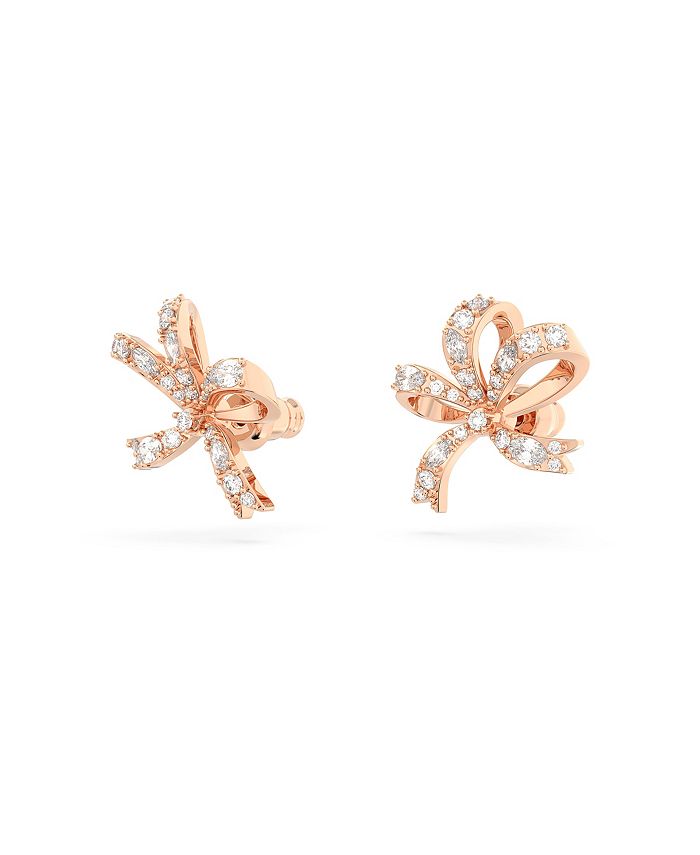 Swarovski bow earrings