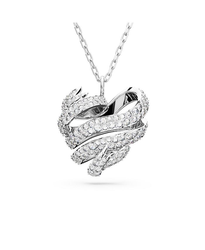 Swarovski Crystal Heart Small Volta Pendant Necklace - Macy's