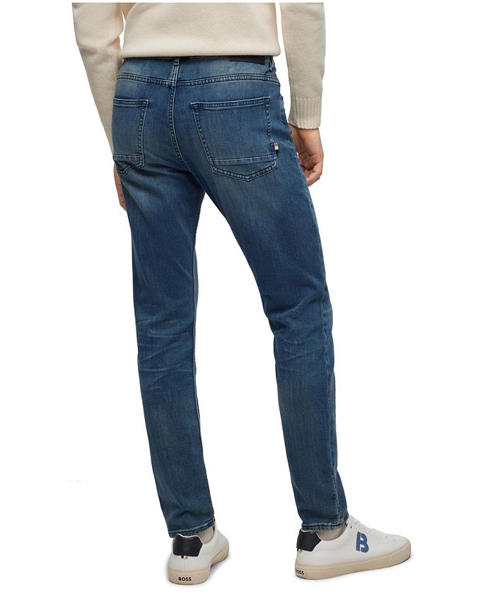 Hugo Boss BOSS by Men's Slim-Fit Super-Soft Denim Jeans - Macy's