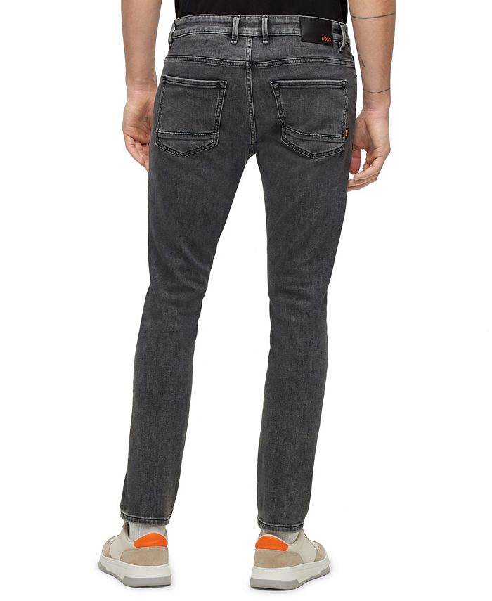 Hugo Boss Men's Slim-Fit Super-Stretch Denim Jeans - Macy's