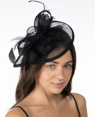 Bellissima Millinery Collection - Women's Sinamay Flower Fascinator Hat
