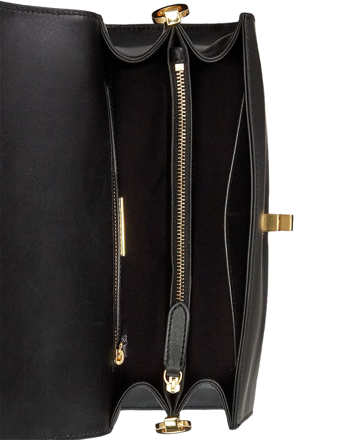 Ralph Lauren Farrah Small Leather Top-handle Satchel In Black