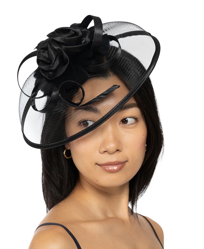 Bellissima Millinery Collection Women's Net Flower Fascinator Macy's