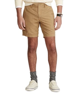 Polo Ralph Lauren - Men's 8-Inch Straight Fit Linen-Blend Shorts