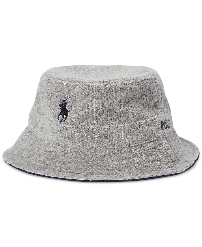 Hat - Gray terry bucket hat