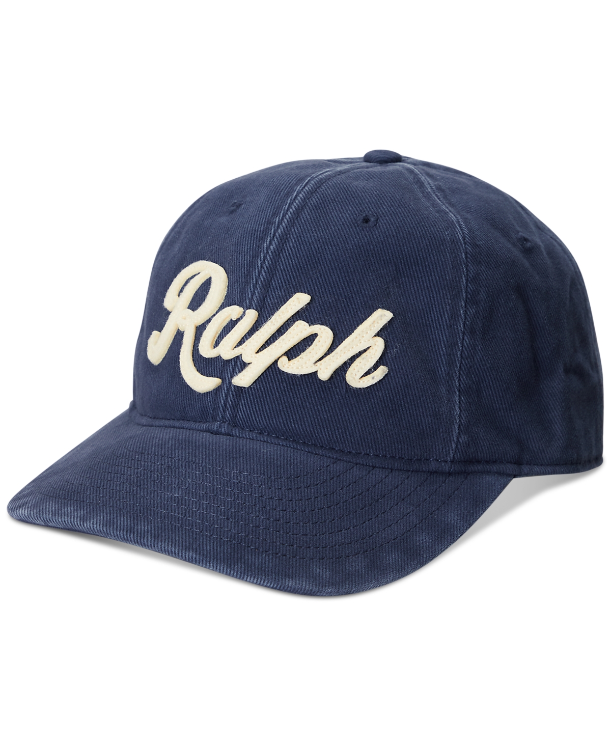 Shop Polo Ralph Lauren Men's Appliqued Twill Ball Cap In Newport Navy