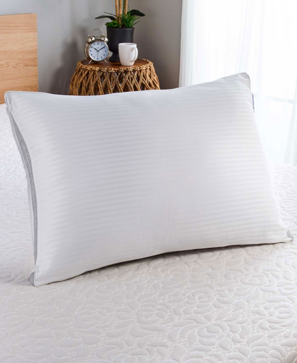 Isotonic Indulgence By  Side Sleeper Pillow, King In White