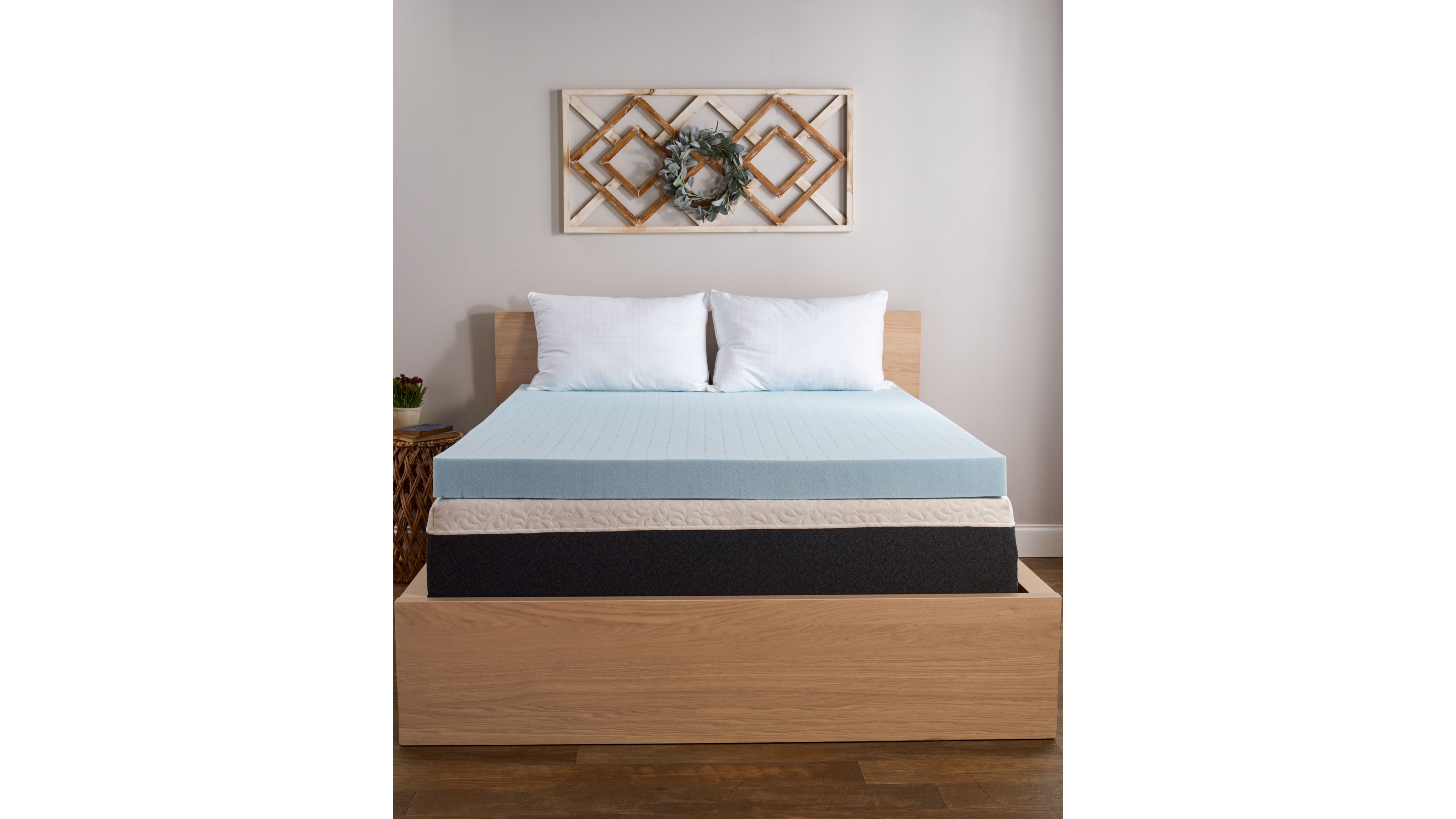 Comfort Tech TheraGel 4" Memory Foam Mattress Topper, Queen