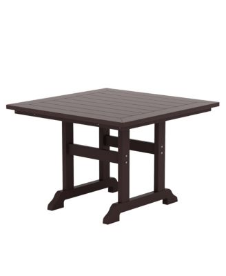 5 Piece Outdoor Patio Dining Set Outdoor Square Table and Chair Set