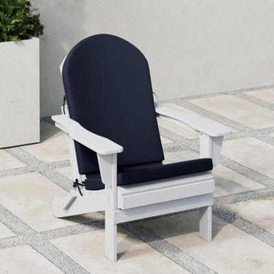 Outdoor Patio Shell-back Adirondack Dining Chair All Weather