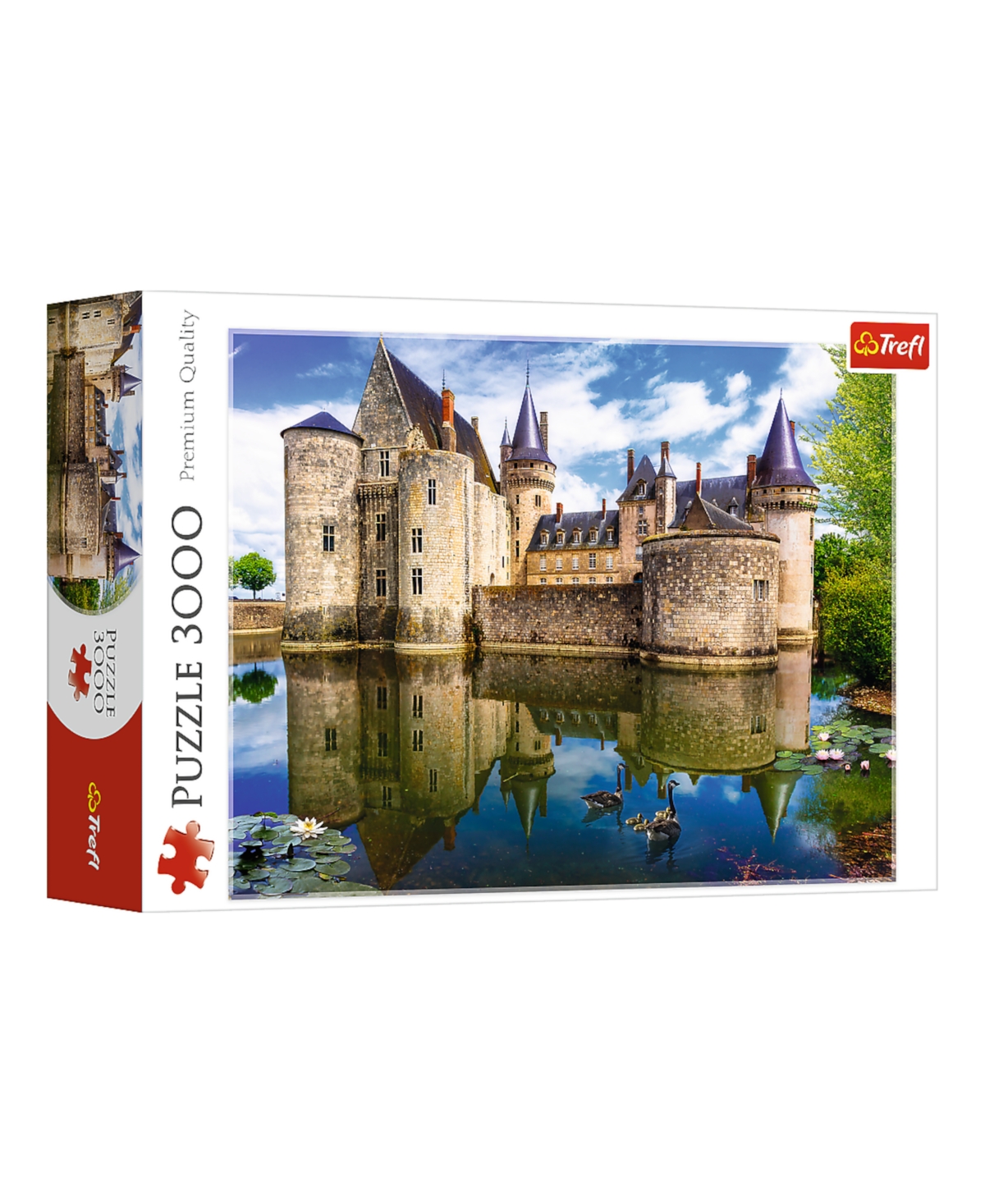 Trefl Kids' Red 3000 Piece Puzzle- Castle In Sully-sur-loire, France In Multi
