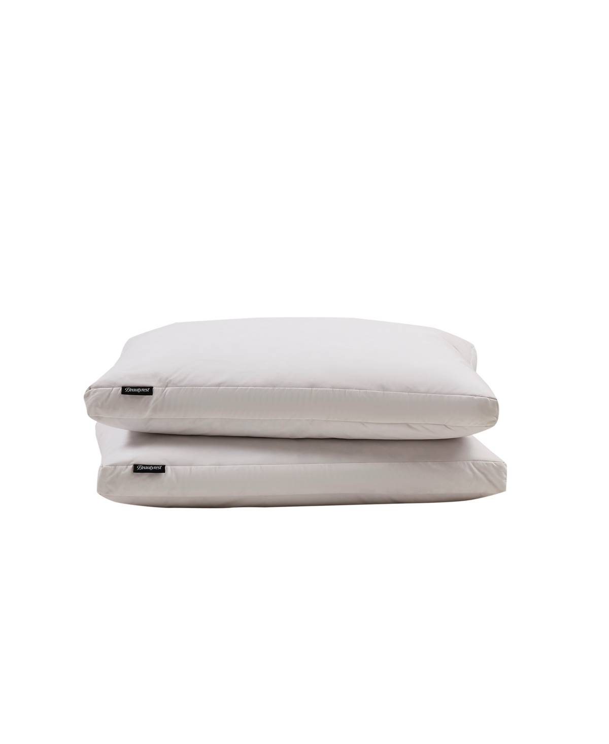 Shop Beautyrest 2" Gussted Feather & Down Medium/firm 2-pack Pillow, King In White