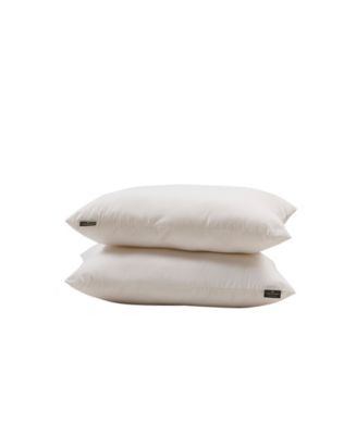 Farm to Home Down Alternative 100% Cotton 2-Pack Pillows - Macy's