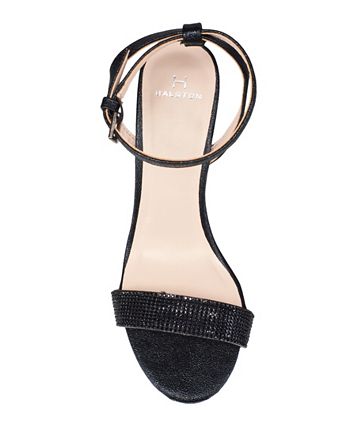 H Halston Women's Party Pointed Ankle Strap Sandals - Macy's