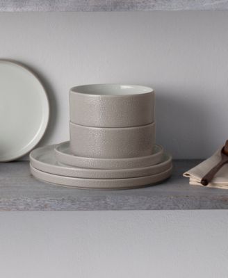 Colortex Stone 12-Piece Dinnerware Set, Service for 4