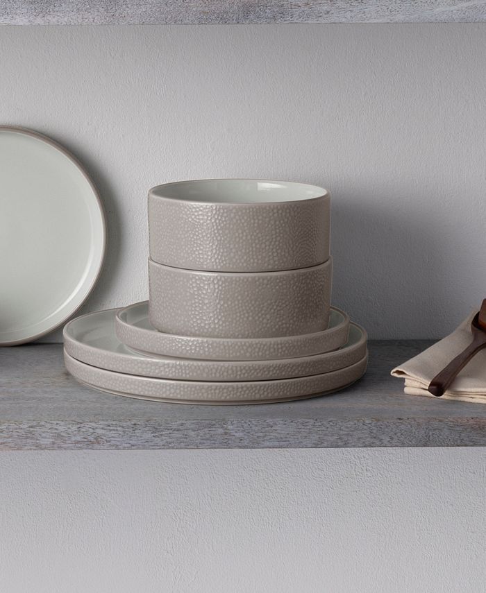 Noritake Colortex Stone 12Pc. Dinnerware Set, Service for 4 Macy's