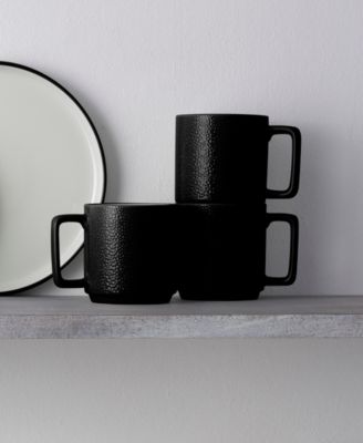 Colortex Stone Stax Mugs, Set of 4