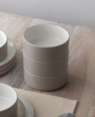 Colortex Stone Stax Cereal Bowls, Set of 4