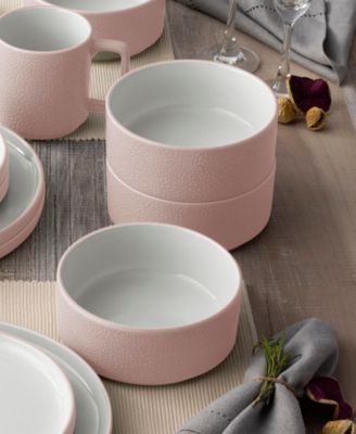 Colortex Stone Stax Cereal Bowls, Set of 4