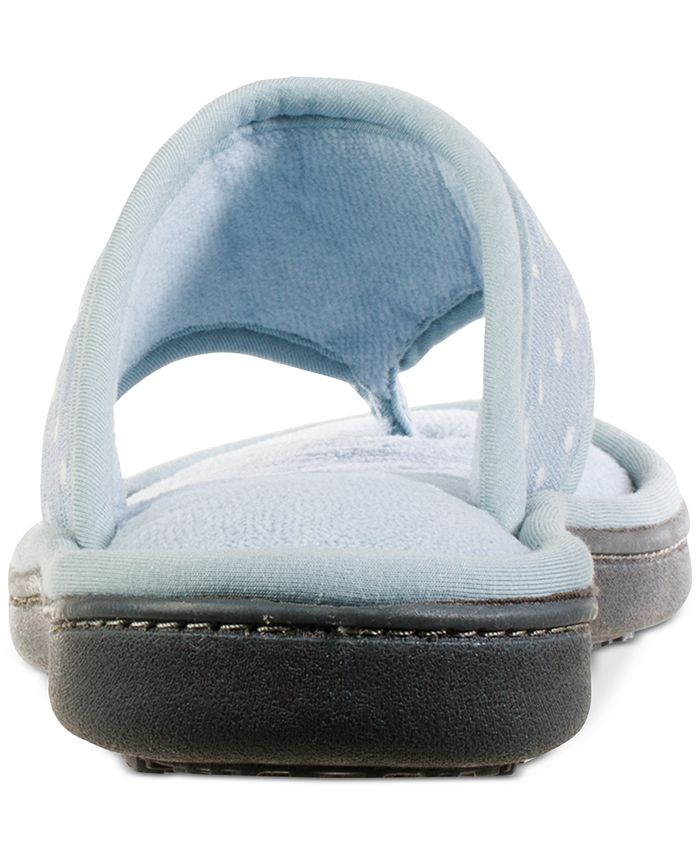 Isotoner Signature Women's Jersey Dot Ada Thong Slippers & Reviews