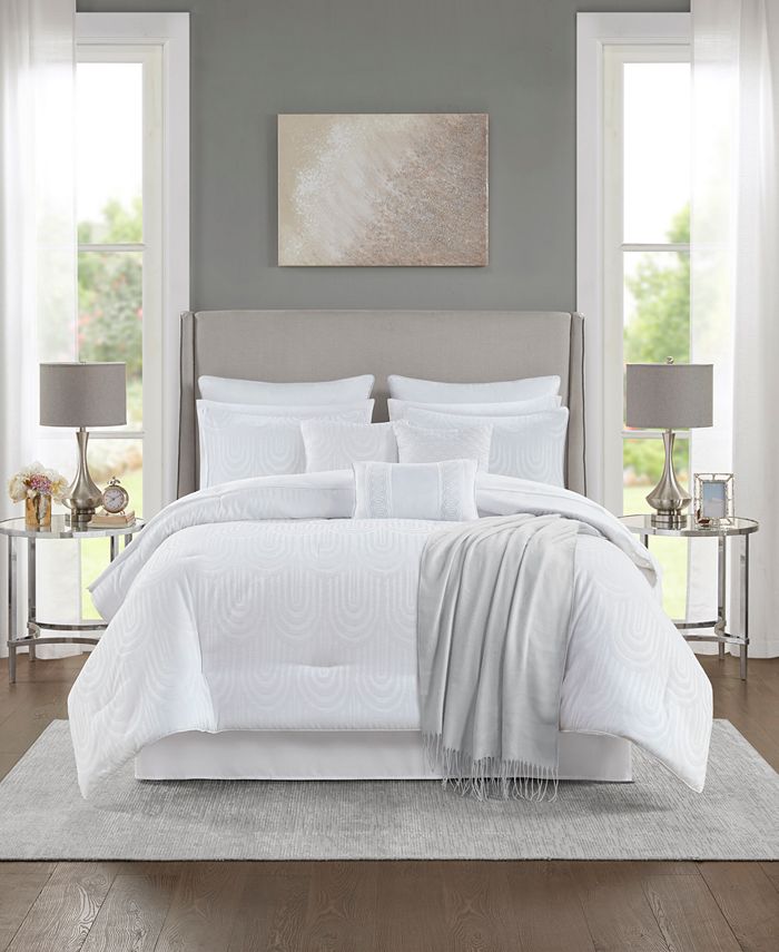 JLA Home Monroe 14Pc. King Comforter Set Macy's