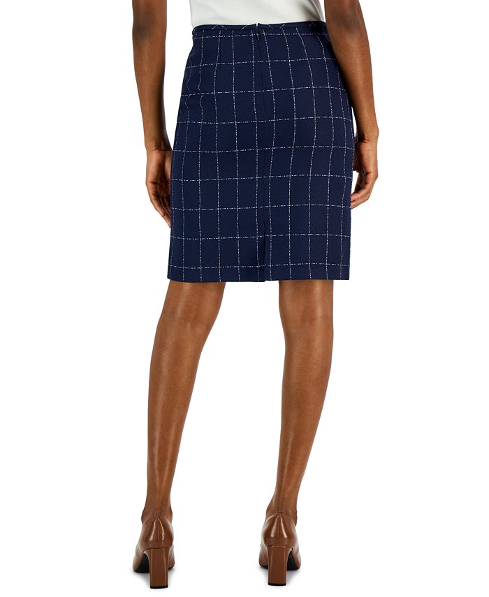 Tahari ASL Women's Short Boucle Pencil Skirt Macy's