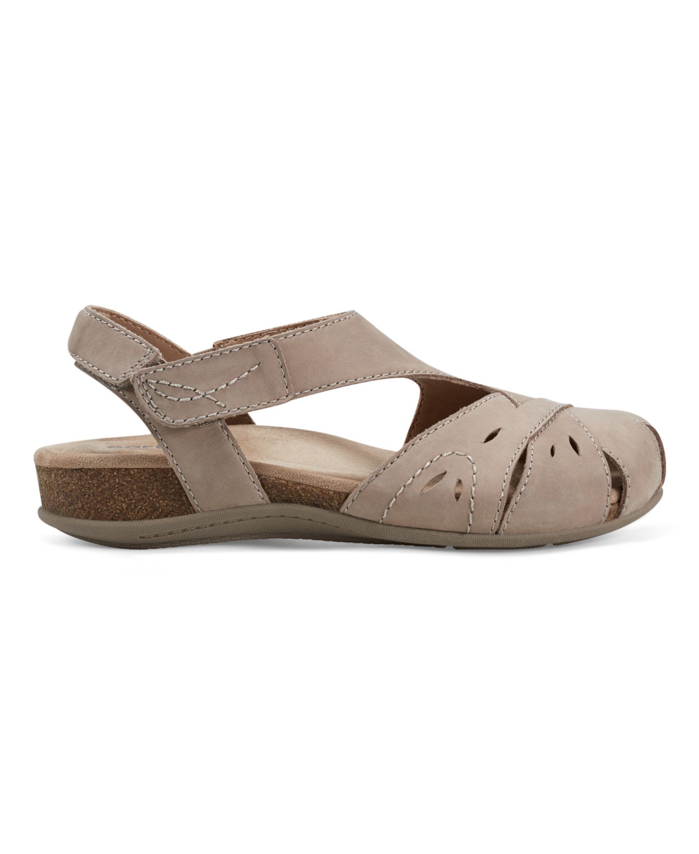 Женские сандалии Earth Birdine Cutout Flat Slingback, цвет: Бежевый кожаный — фото 2