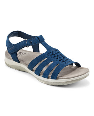 Earth Women's Saila Woven Lightweight Strappy Casual Flat Sandals - Macy's
