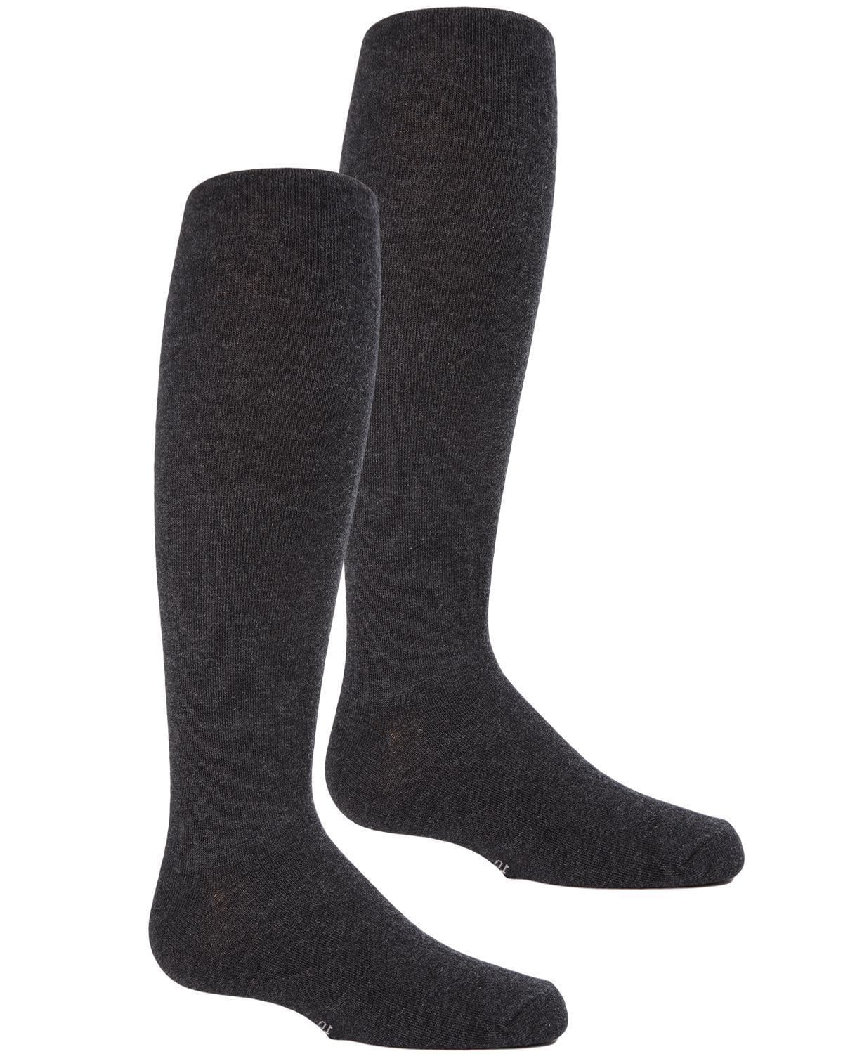 MeMoi Big Girls Essentials Cotton Tights 2-Pack