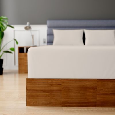 100% Premium Cotton Fitted Sheet - Soft and Breatheable - 200 Thread Count - Twin XL Size -  Beige