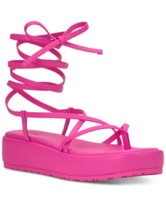 I.N.C. International Concepts - Women's Rexile Lace-Up Flat Sandals