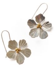 Macys shop flower earrings