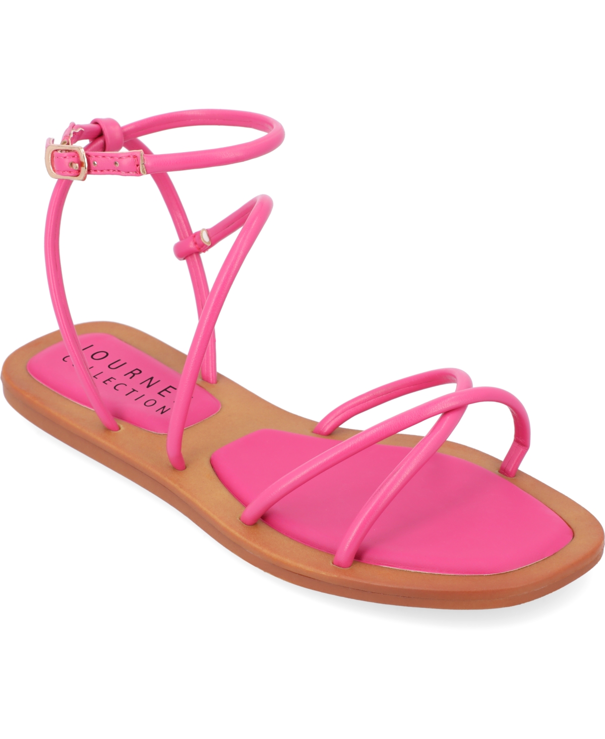 JOURNEE COLLECTION WOMEN'S FARRON STRAPPY SANDALS