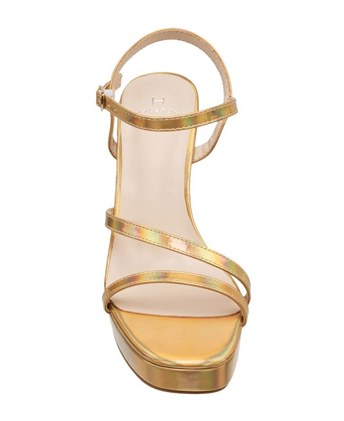 H Halston Women's Sardinia Ankle Strap Dress Sandals - Macy's
