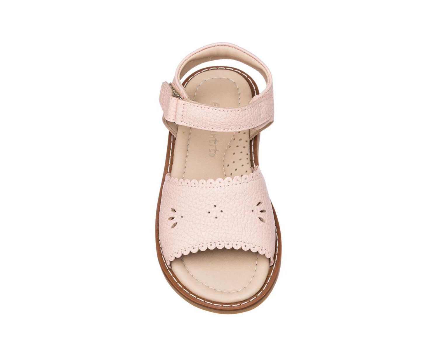 Girls Classic Sandal with Scallop