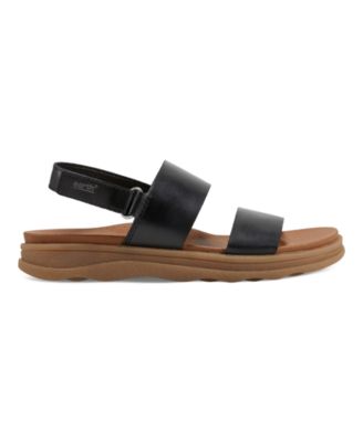 Women's Leah Round Toe Strappy Casual Flat Sandals