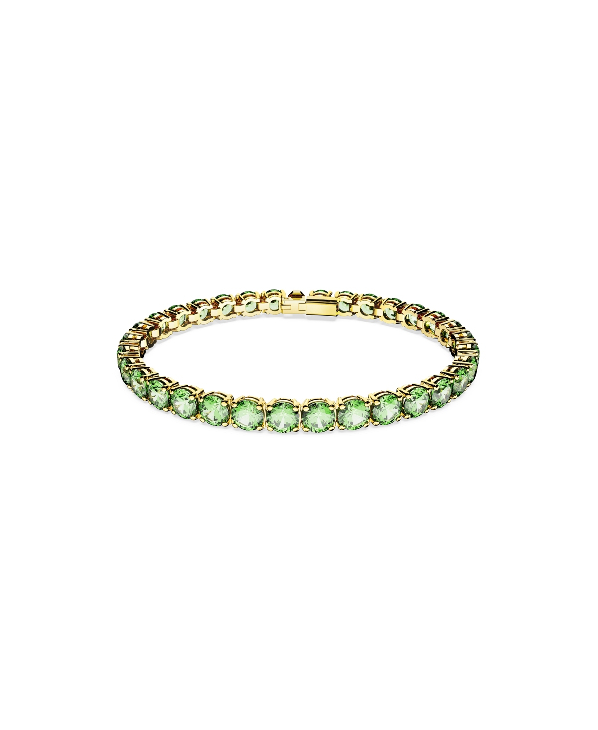 Swarovski Matrix Tennis Bracelet In Green