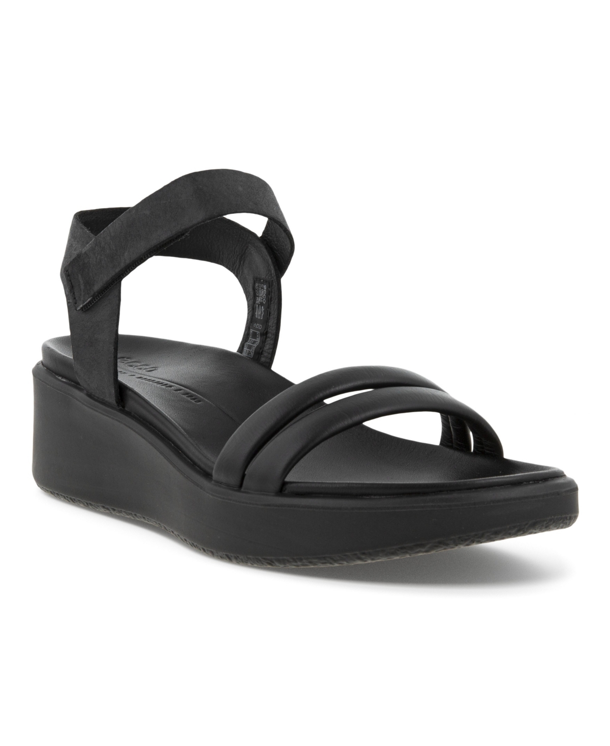 Shop Ecco Women's Flowt Lx Wedge Sandal In Black