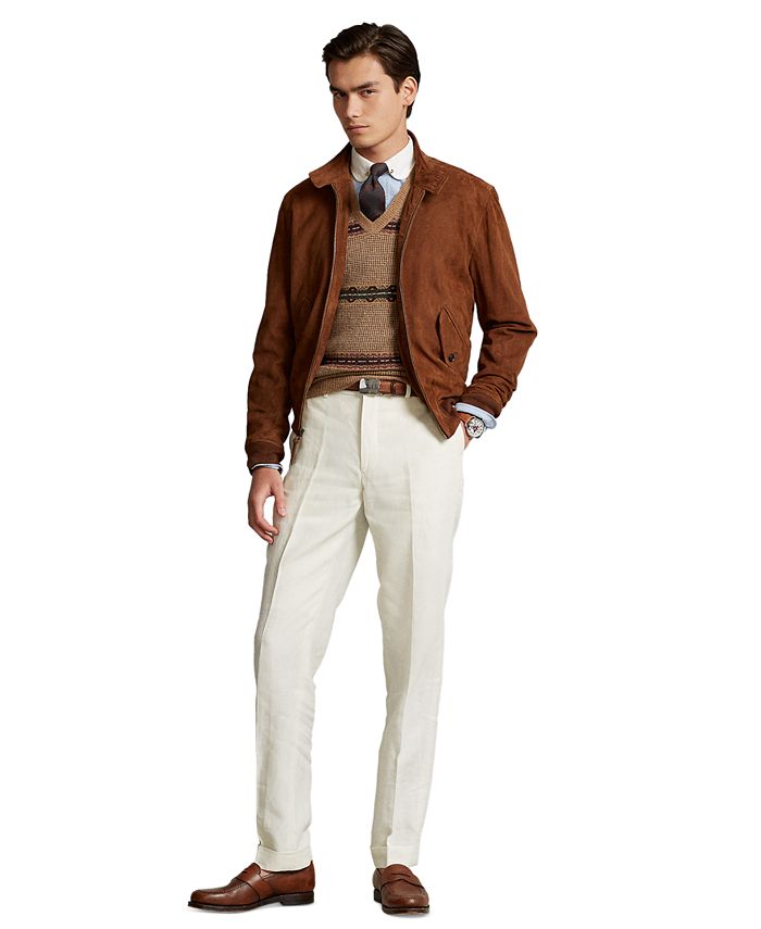 Polo Ralph Lauren Men's Linen Suit Trousers - Macy's