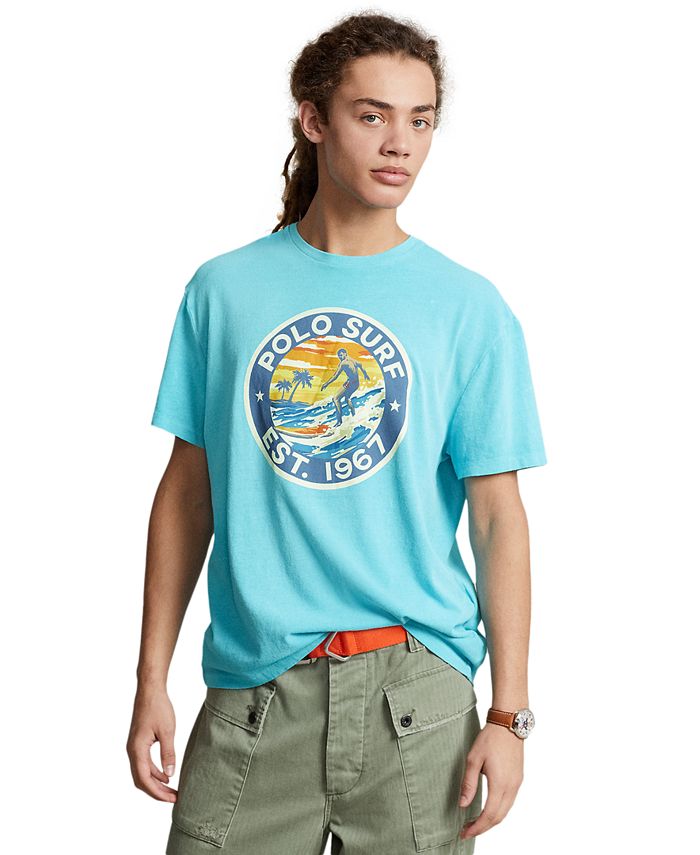 Polo Ralph Lauren Men's Classic-Fit Graphic Jersey T-Shirt - Macy's