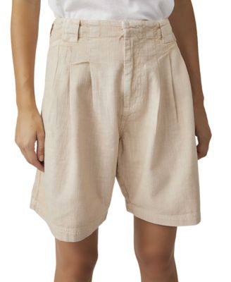 Free People Women s Say So Linen Trouser Shorts Macy s